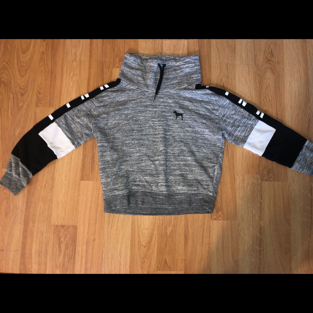 Pink cowl neck sweatshirt